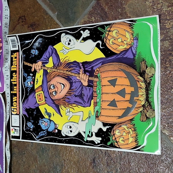 Vintage Halloween Window Clings - Picture 3 of 8